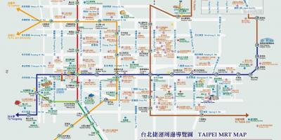 Taipei metro mapa erakargarri