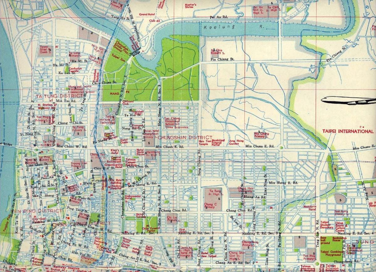 Taipei-eremua mapa