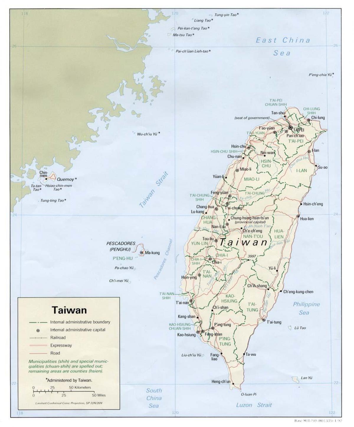 mapa xinbei taiwan
