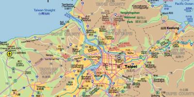 Taipei hiriaren mapa