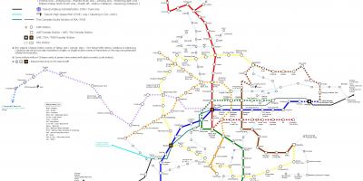 Taipei trenbide-mapa